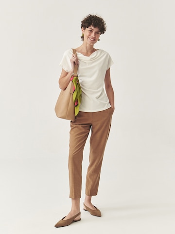 Wide Leg Pantalon TATUUM en marron
