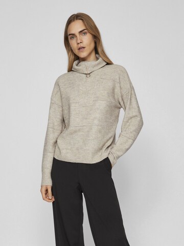 VILA Sweater in Beige: front