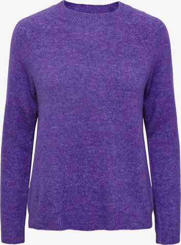 Pull-over 'Juliana' PIECES en violet : devant