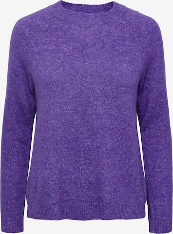 Pull-over 'Juliana' PIECES en violet : devant