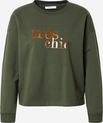 ABOUT YOU Sweatshirt 'Samira' in Green: front