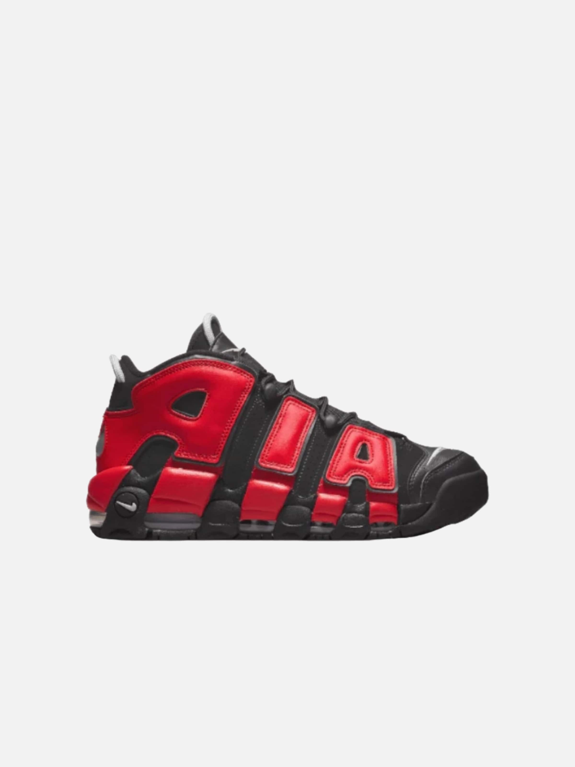 NIKE Sneakers hoog 'Air More Uptempo Alternates Split' in Rood: voorkant