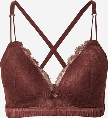 LingaDore Triangle Bra in Red: front