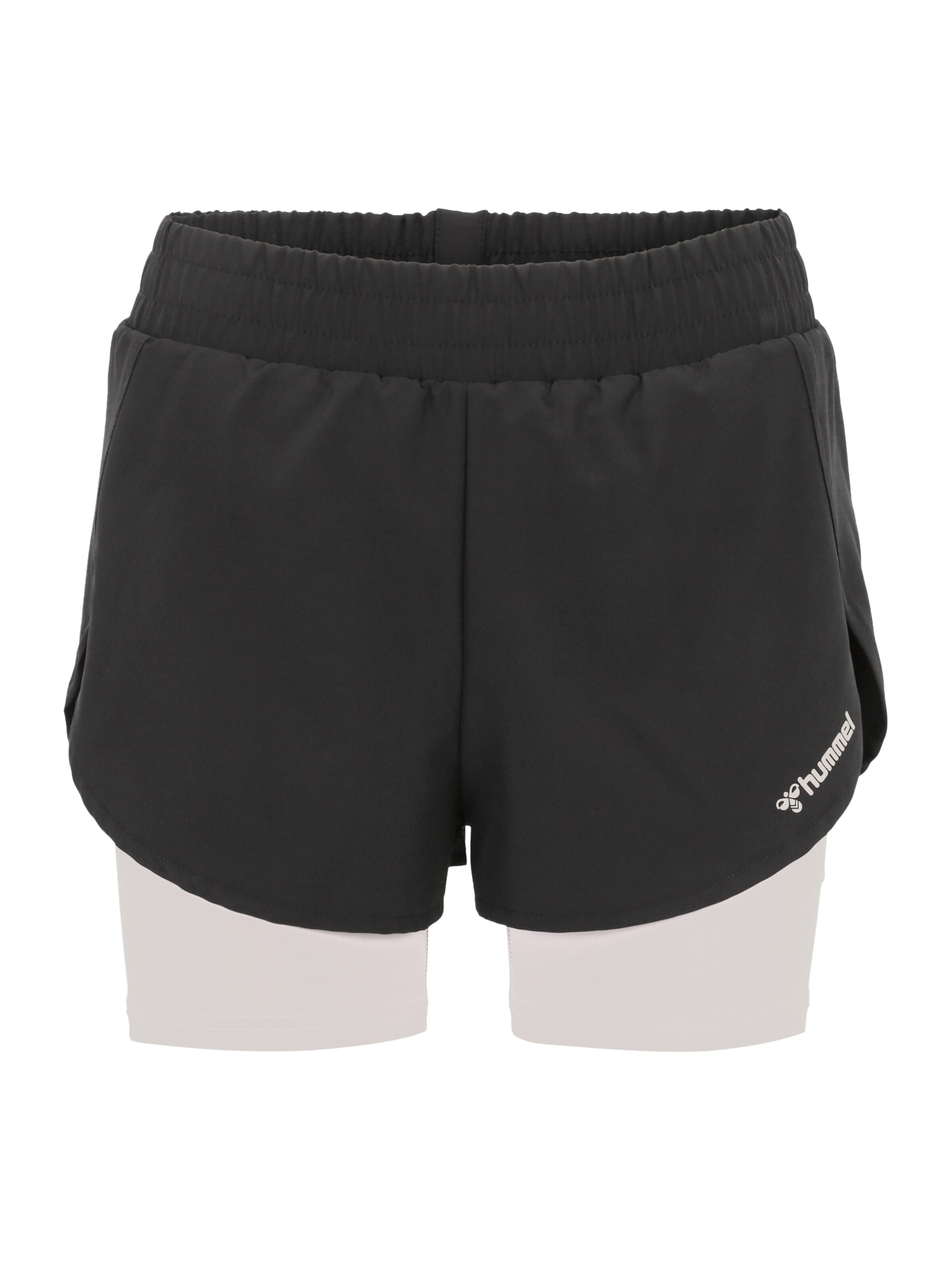 Hummel Slimfit Sportsbukser i sort: forside