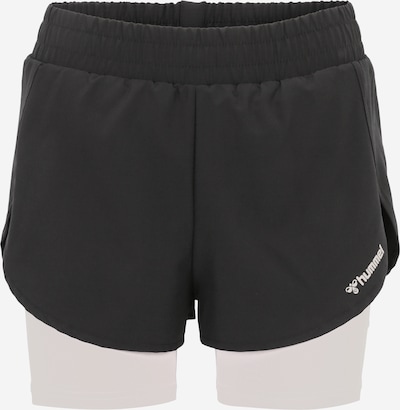 Hummel Sportshorts in beige / schwarz, Produktansicht