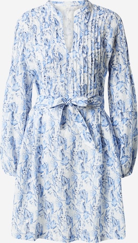 Robe 120% Lino en bleu : devant