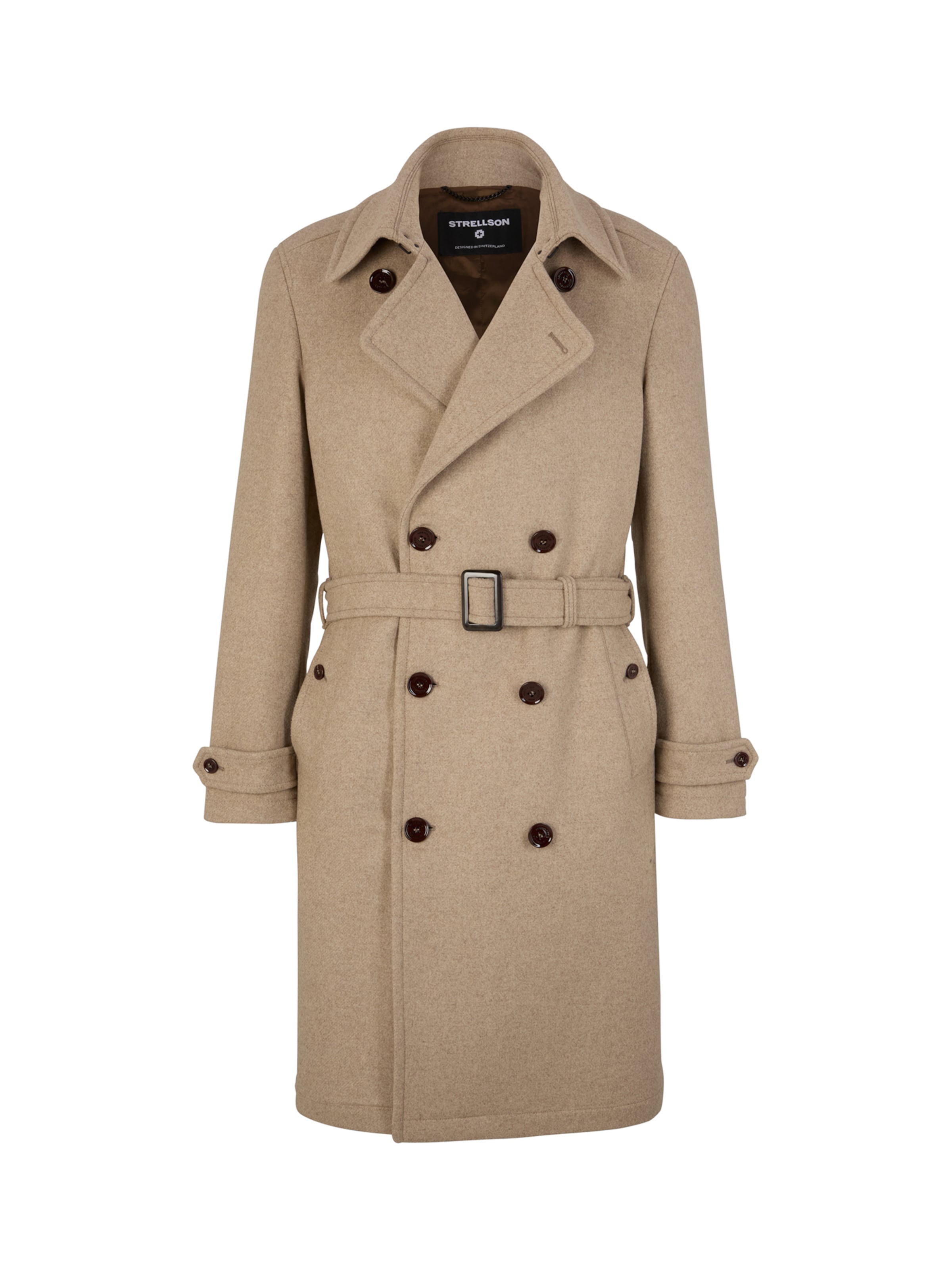 Manteau mi-saison STRELLSON en beige : devant