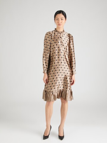 PIECES Shirt dress 'MELAH' in Brown