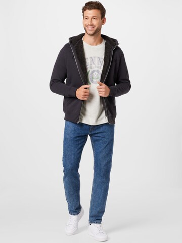 Abercrombie & Fitch Sweatjacke in Grau