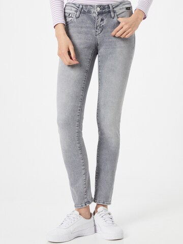 Mavi Slimfit Jeans 'Lindy' in Grau: predná strana