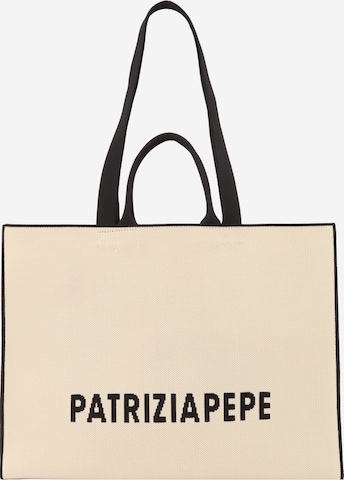 Shopper di PATRIZIA PEPE in beige: frontale