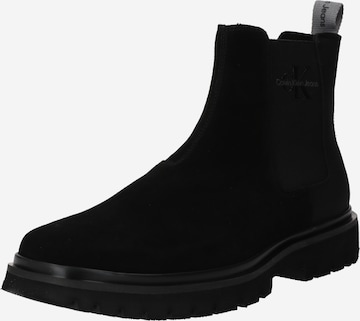 Calvin Klein Jeans Chelsea Boots in Black: front