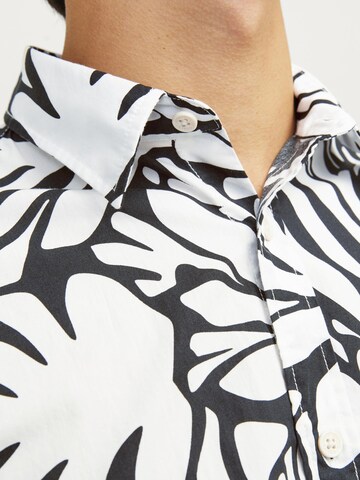 Regular fit Camicia 'JORJoshua Aruba' di JACK & JONES in bianco