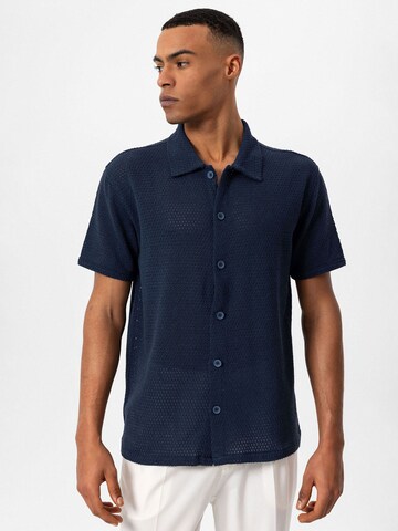 Antioch Regular fit Button Up Shirt in Blue