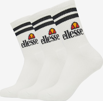 ELLESSE Athletic Socks in White: front