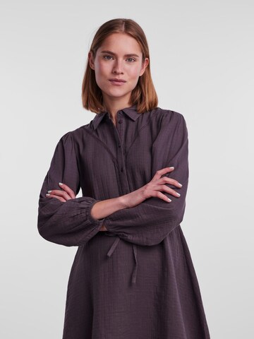 PIECES Shirt Dress 'JACOBINE' in Grey