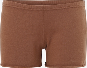 Pantalon 'TERRY' HOLLISTER en marron : devant