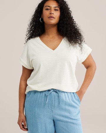 WE Fashion T-Shirt in Weiß: Vorderseite
