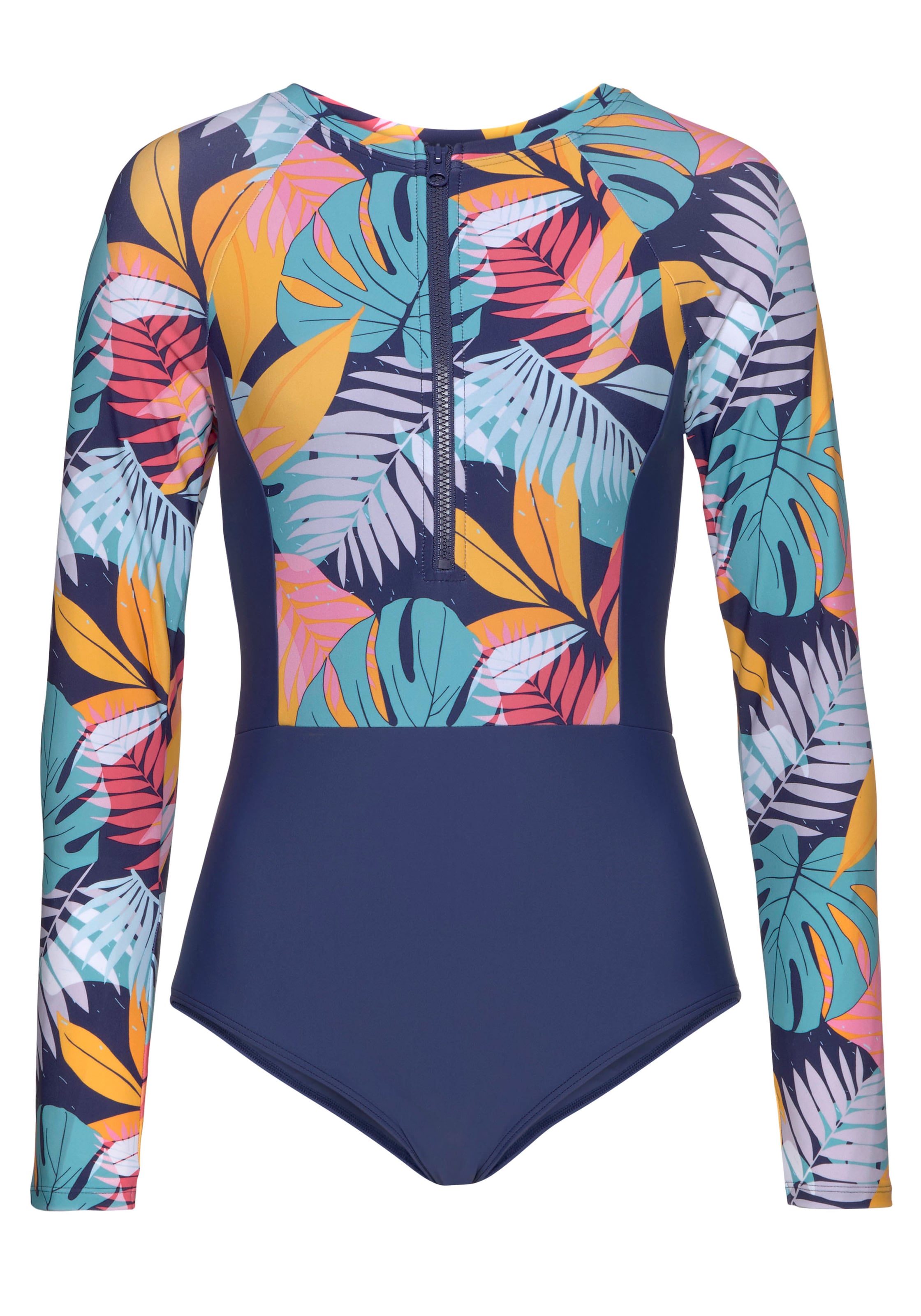 LASCANA ACTIVE Sports swimsuit in Blue: front