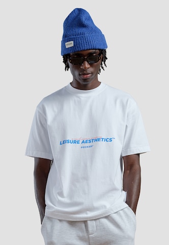 Pockies T-Shirt 'L.A.' in Weiß: Vorderseite