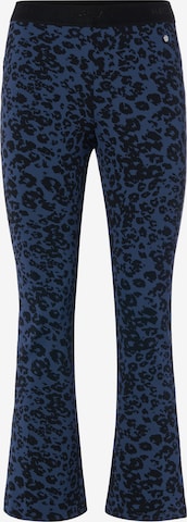 Marc Cain Flared Leggings 'Frederica' in Blau: Vorderseite