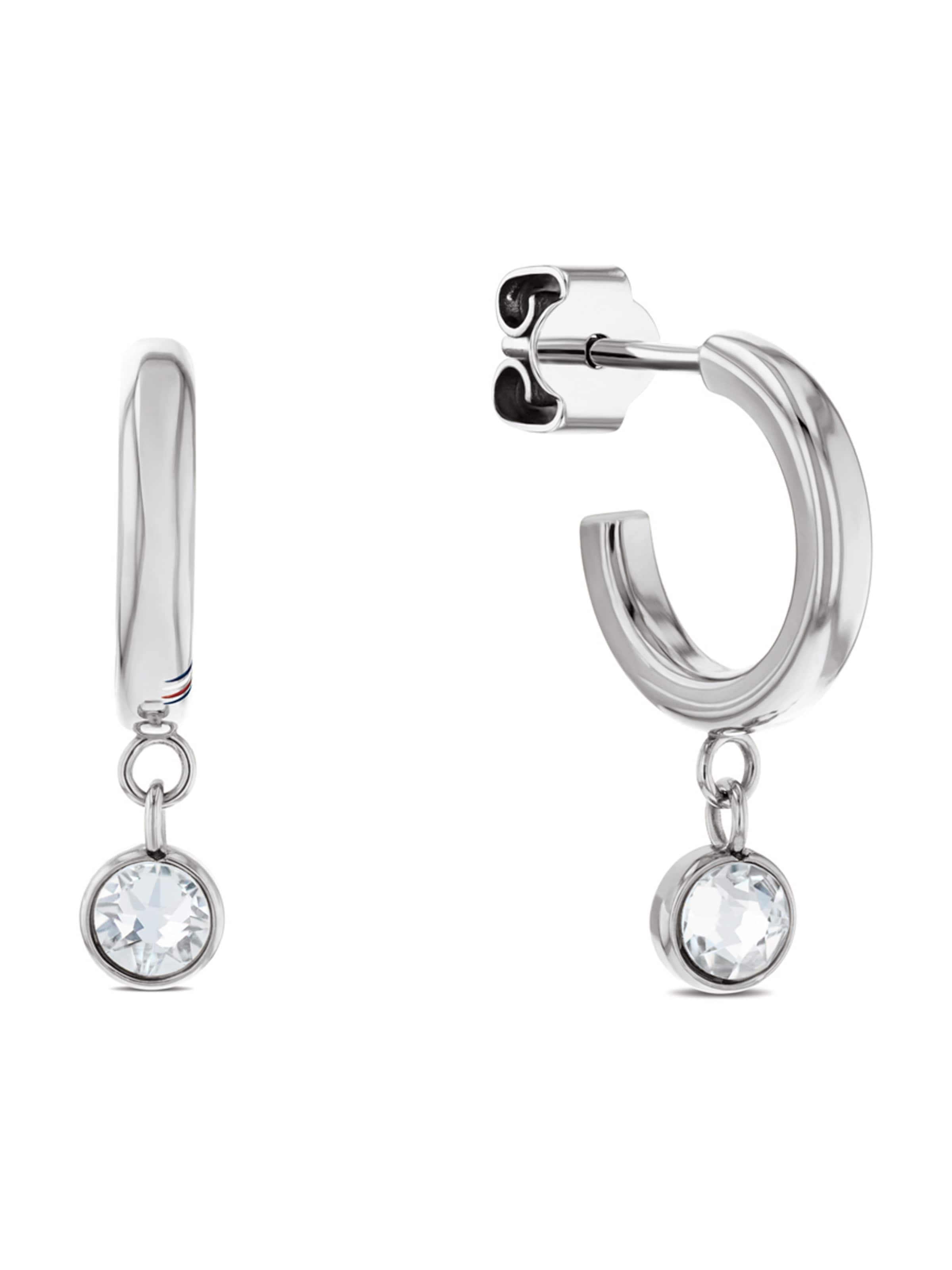 TOMMY HILFIGER Fülbevalók - ezüst: elől