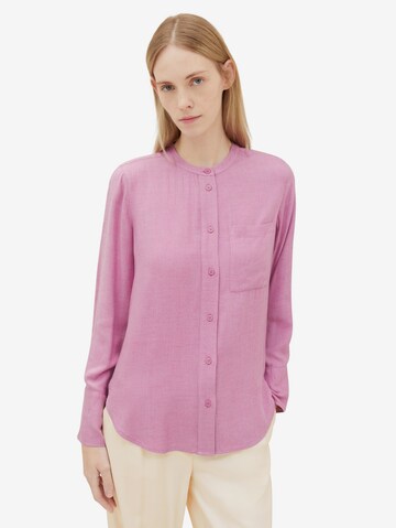 TOM TAILOR Bluse i pink: forside