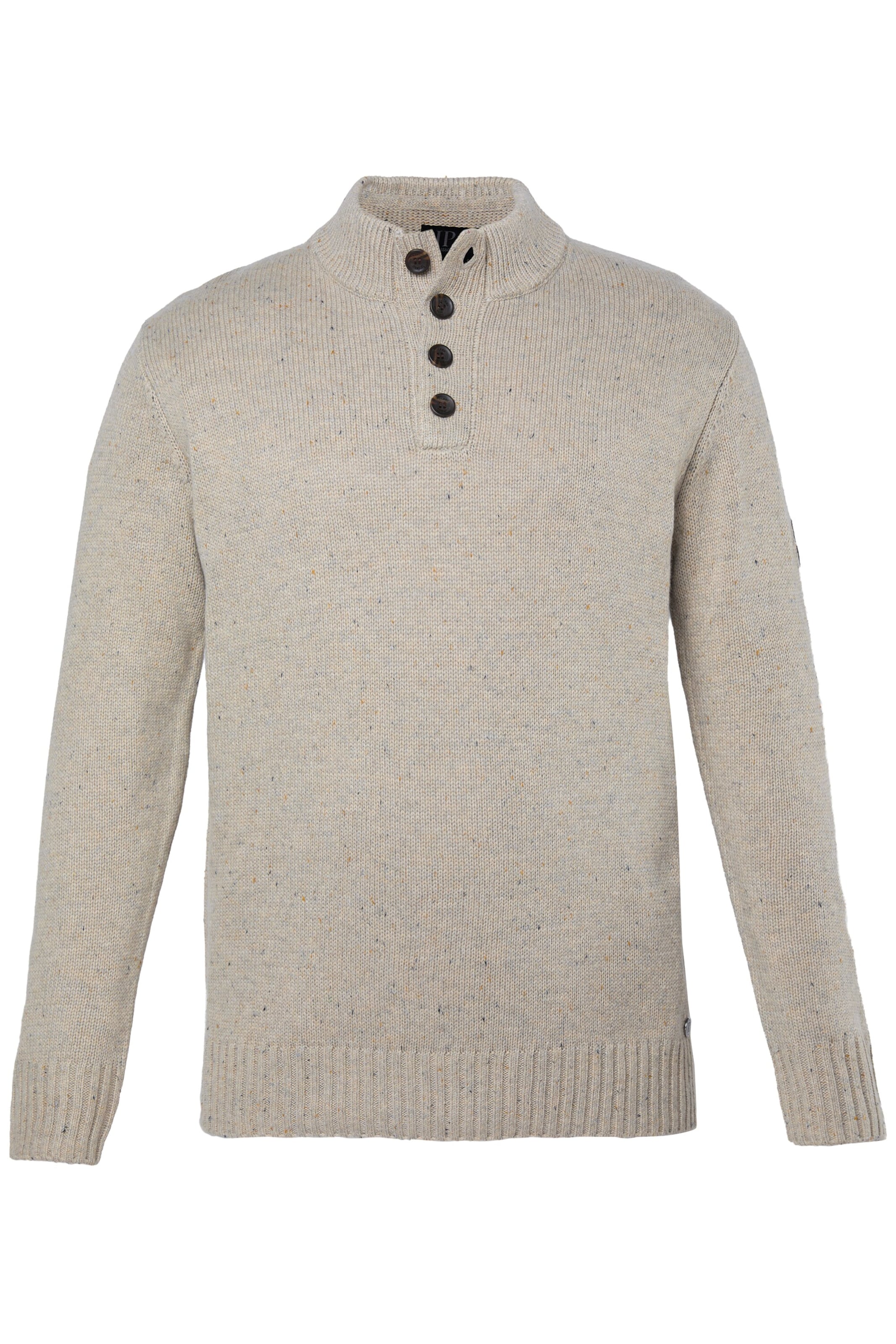 JP1880 Pullover in Beige: Vorderseite