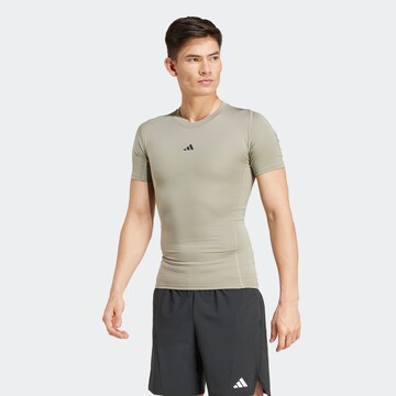 ADIDAS PERFORMANCE Shirt in Grün: Vorderseite