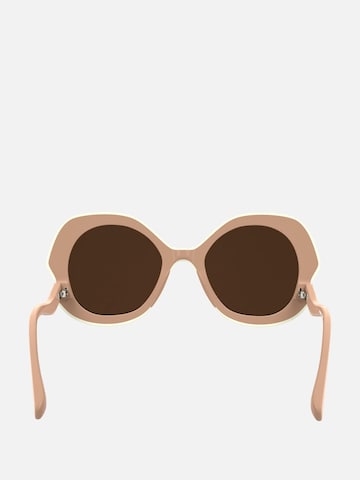 Lunettes de soleil Longchamp en beige