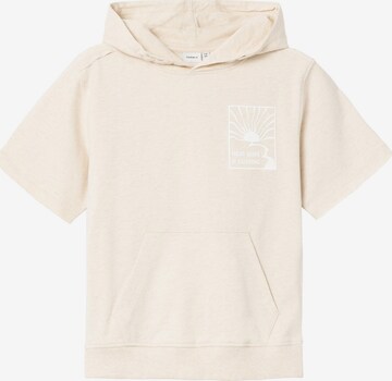 Sweat NAME IT en beige : devant