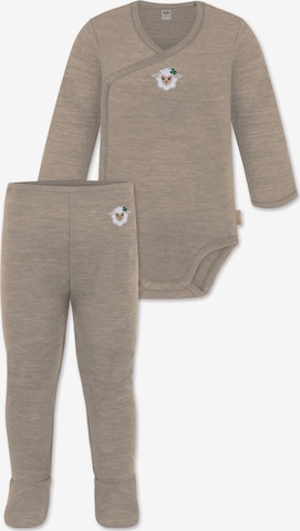 Ensemble de linge normani en beige : devant