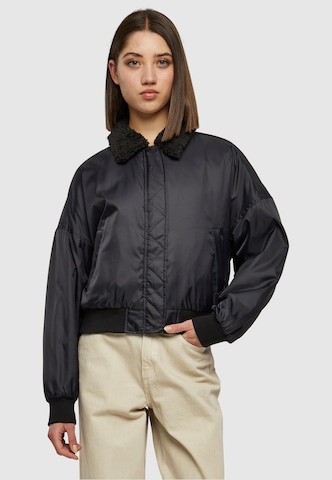 Urban Classics Between-Season Jacket in Black: front