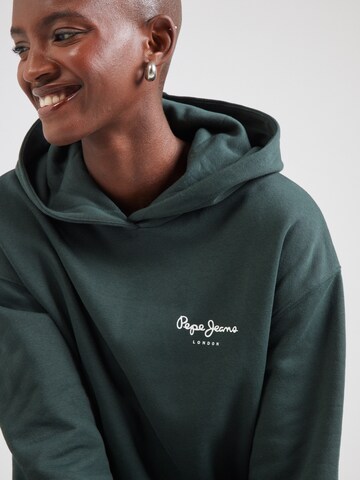 Pepe Jeans Μπλούζα φούτερ 'ELSYRA RO' σε πράσινο