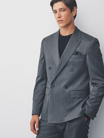 Coupe regular Veste de costume Next en gris : devant