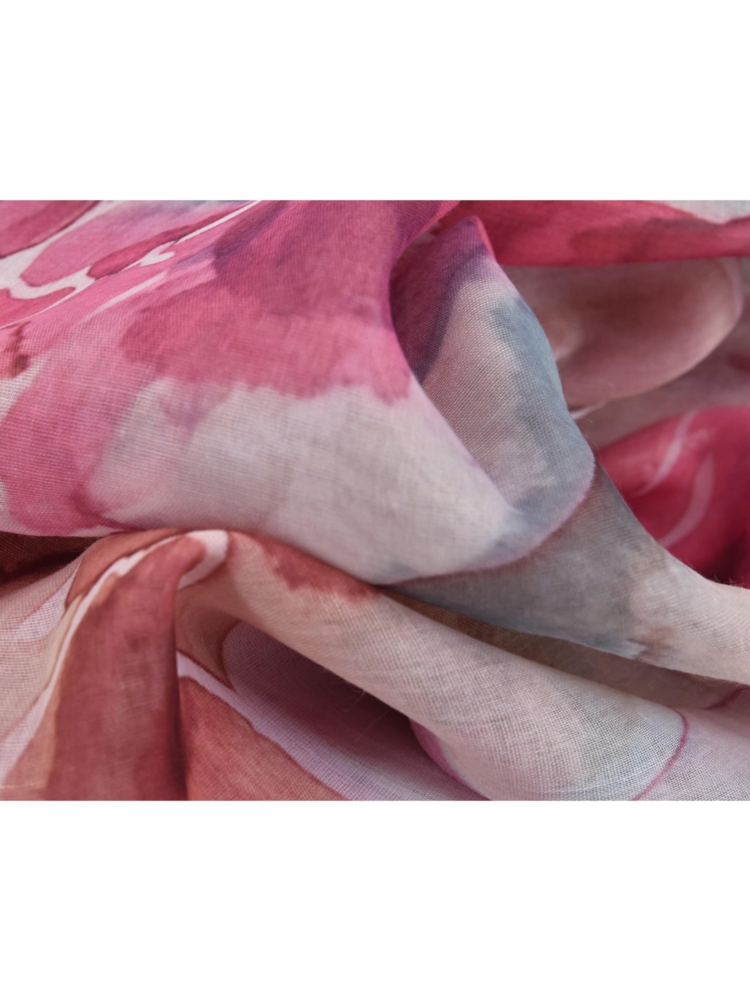 styleBREAKER Schlauchschal 'Aquarell Loop Floral'‌‌‌‌‌‌ in Pink