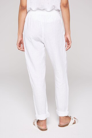 Soccx Lużny krój Spodnie w kolorze biały