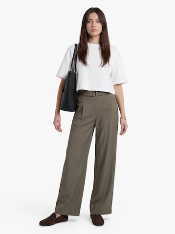 Wide leg Pantaloni cutați 'ONLTILA' de la ONLY pe gri