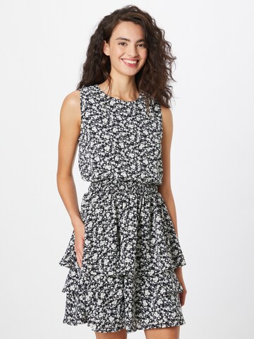 SISTERS POINT - Vestido 'NICOLINE' en negro: frente