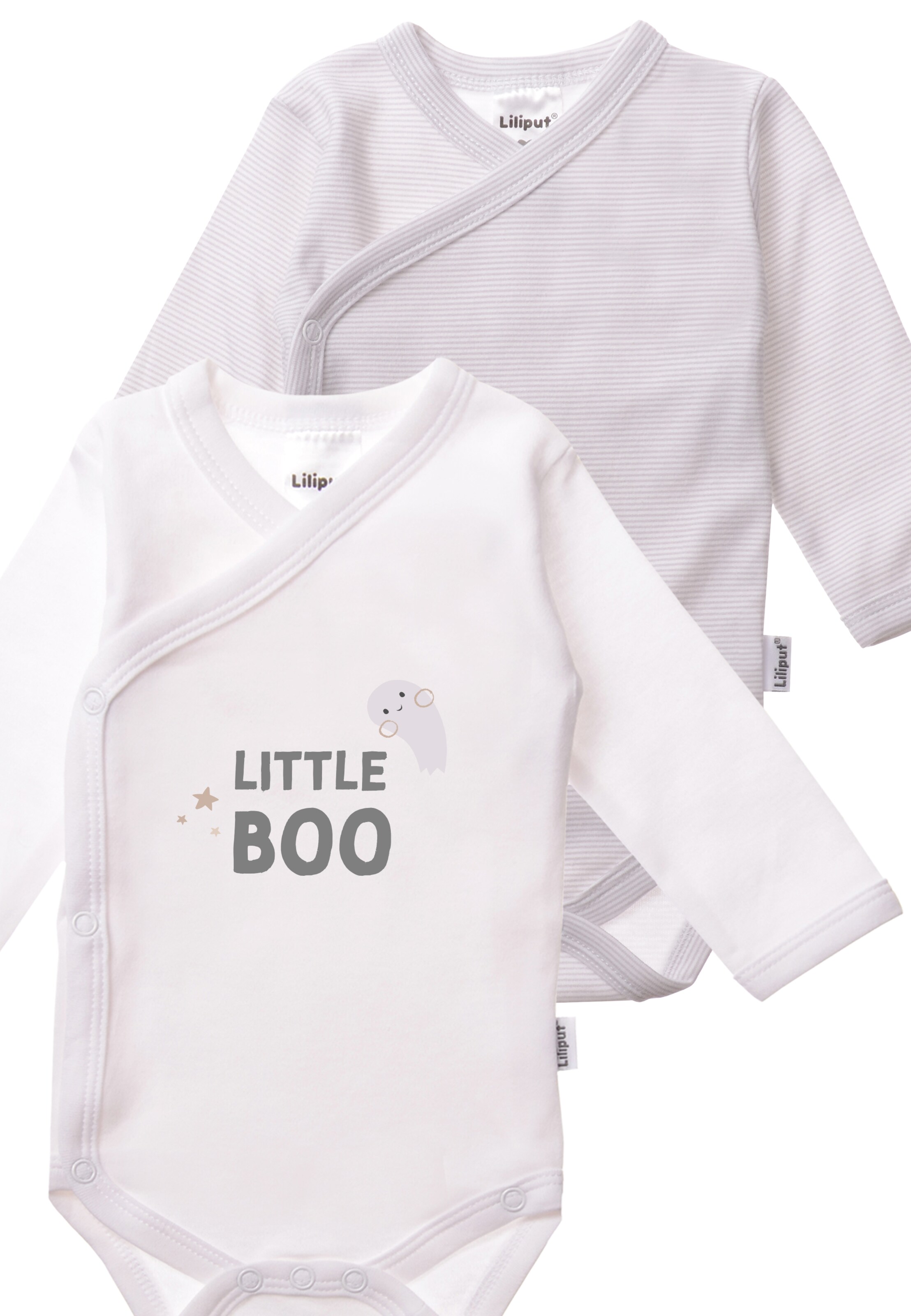 LILIPUT Romper/Bodysuit 'Little Boo' in Grey
