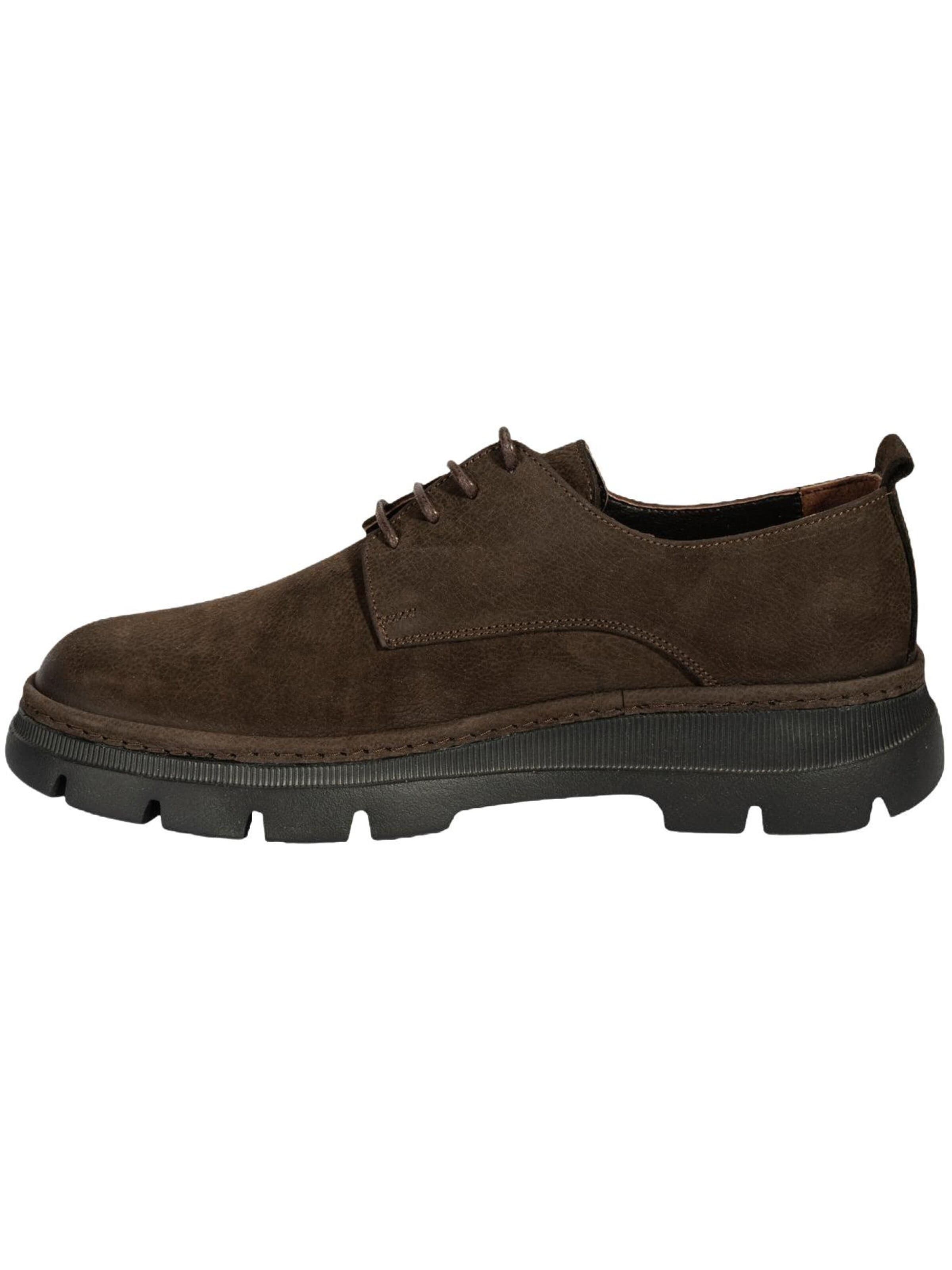Desa Lace-up shoe 'Lässige Spitze' in Brown