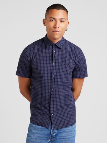 Coupe regular Chemise s.Oliver en bleu : devant