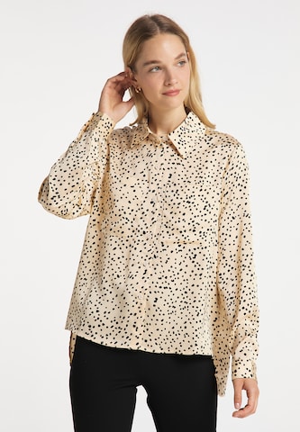 DreiMaster Klassik Blouse in Beige: voorkant