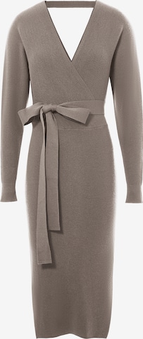 Imily Bela Sukienka z dzianiny w kolorze brązowy: przód