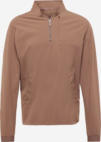 ADIDAS GOLF Sportsweatshirt in Beige: voorkant