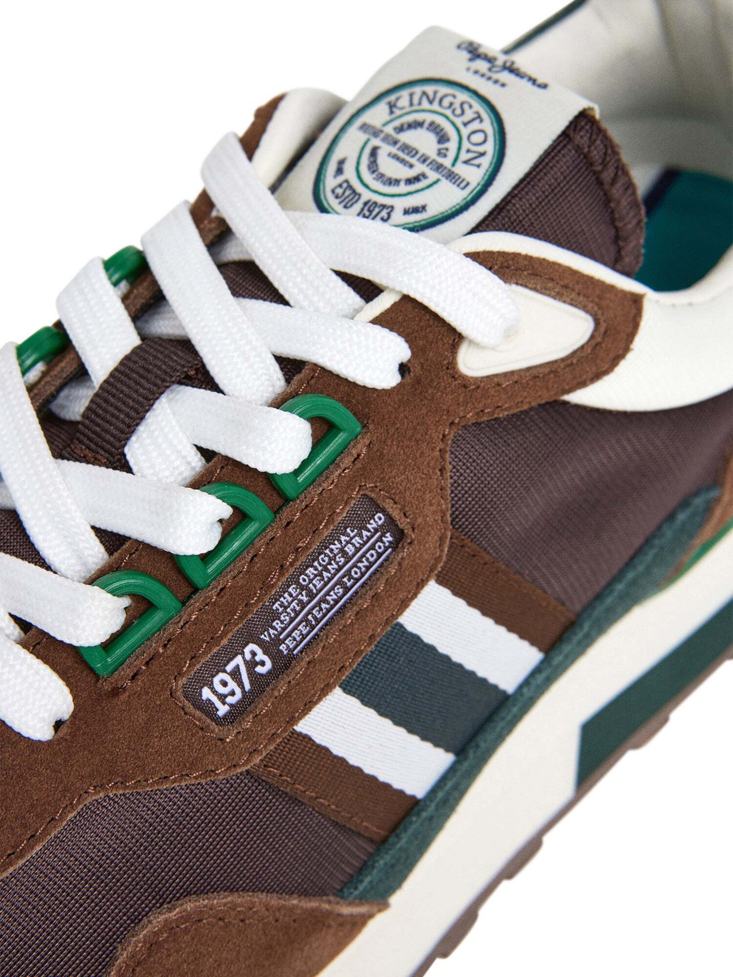 Pepe Jeans Platform trainers in Brown