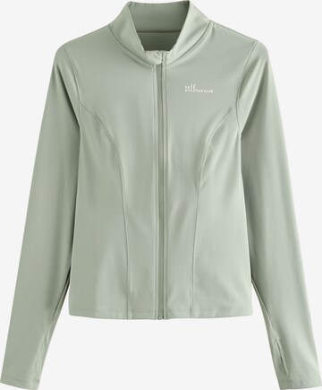 Cardigan self. en vert : devant