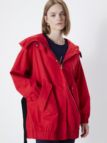 Ipekyol Between-Season Jacket in Red: front