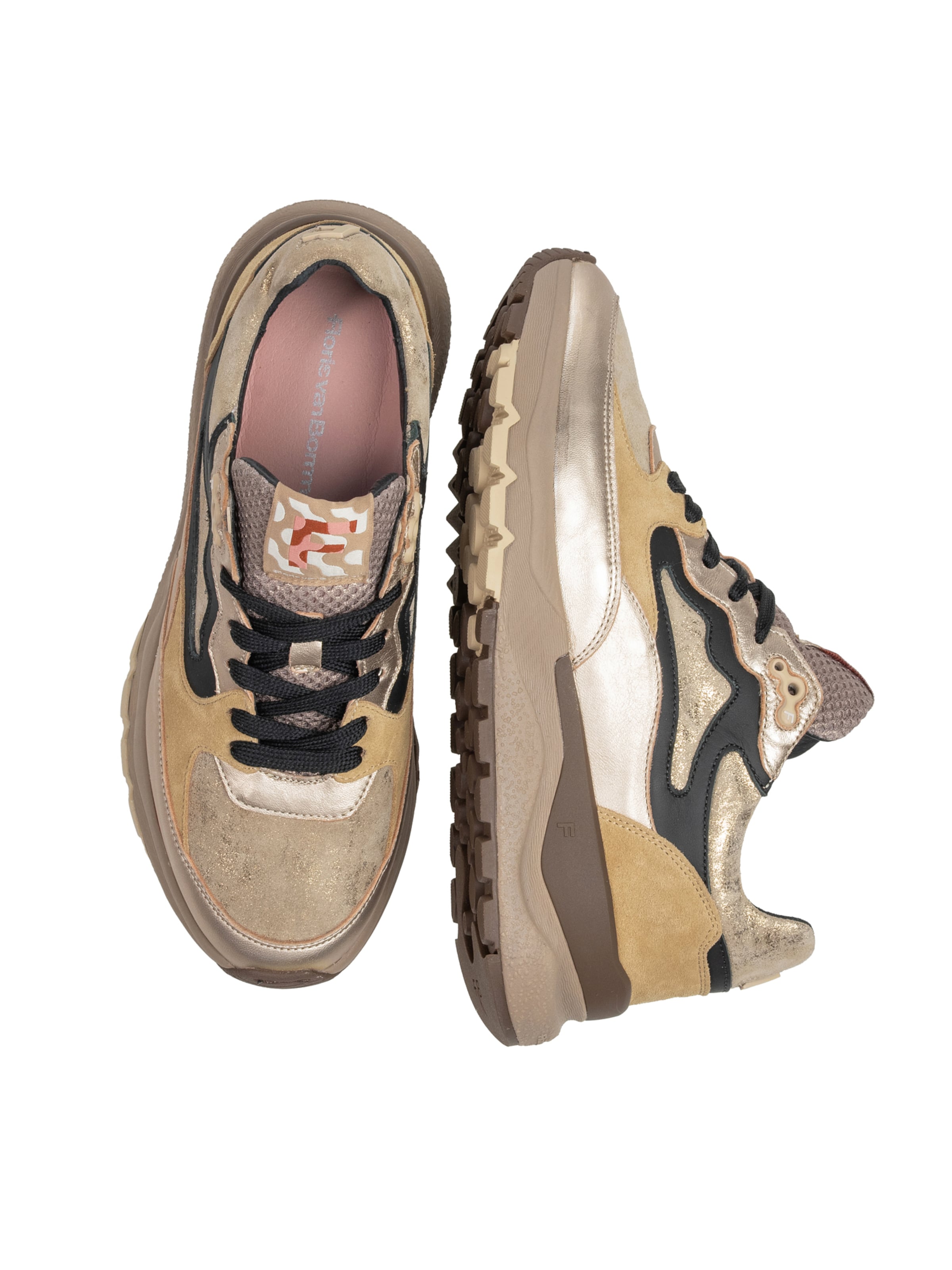 Floris van Bommel Sneaker 'Treni 01' in Gold