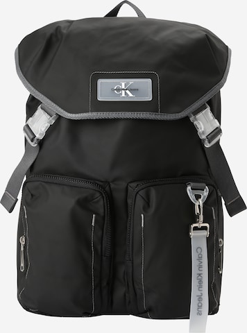 Calvin Klein Jeans Backpack 'PARK CULTURE' in Black: front